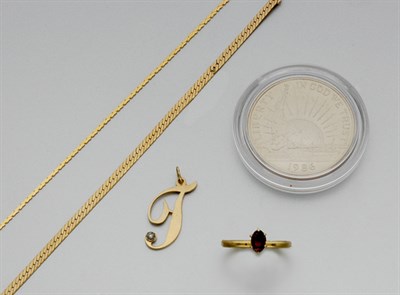 Lot 195 - Group of Assorted Gold and Metal Jewelry