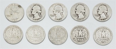 Lot 199 - Group of Silver Quarters