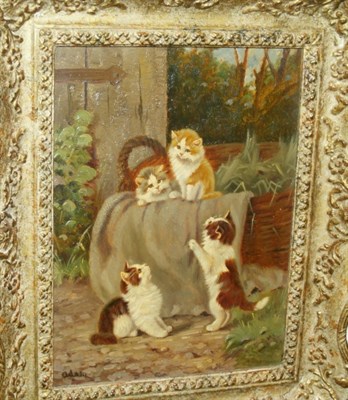 Lot 3002A - Manner of Julius Adam Kittens at Play Bears...