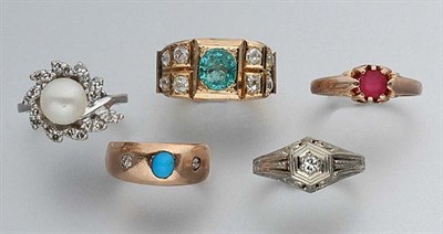 Lot 757 - Five Rings