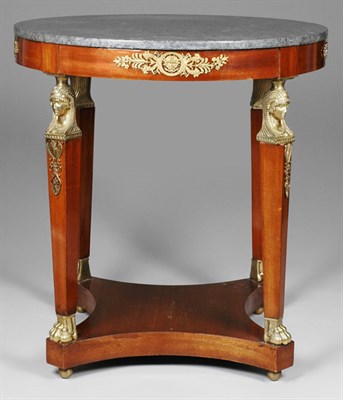 Lot 3096 - Empire Style Gilt-Metal Mounted Mahogany...