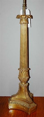 Lot 3301 - Louis XVI Style Gilt Composition Two-Light...