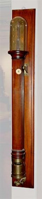 Lot 2052 - Victorian Mahogany and Brass Ship's Barometer...