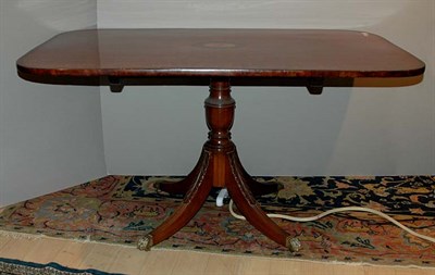 Lot 1482 - George III Inlaid Mahogany Breakfast Table The...