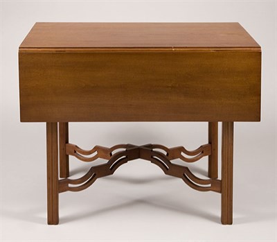 Lot 2047 - Chippendale Cherry Pembroke Table The...