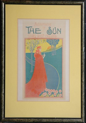 Lot 3142 - Louis Rhead ADVERTISING IN THE SUN GIVES THE...