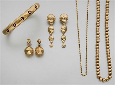 Lot 277 - Group of Gold Jewelry