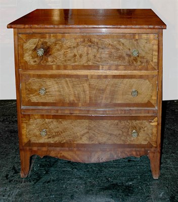 Lot 3500A - Georgian Style Burl Wood Diminutive Chest of...