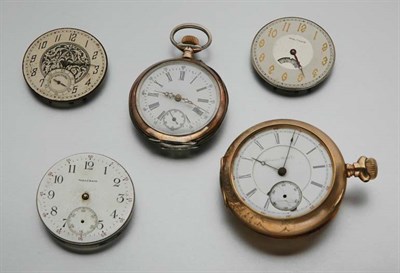 Lot 832 - Group of  Pocket Watch Movements