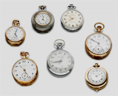 Lot 410 - Seven Assorted Pendant-Watches