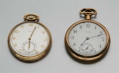 Lot 691 - Five Assorted Open-Face Pocket Watches