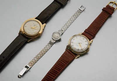 Lot 399 - Four Gold Wristwatches