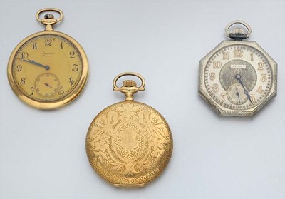 Lot 873 - Three Gentleman's Pocket Watches