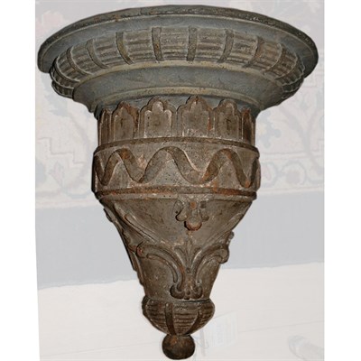 Lot 511 - Continental Neoclassical Painted Wall Bracket...