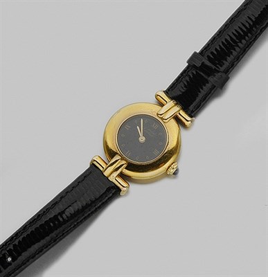 Lot 661 - Silver and Vermeil Wristwatch