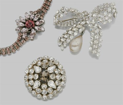 Lot 237 - Group of Assorted Rhinestone Costume Jewelry