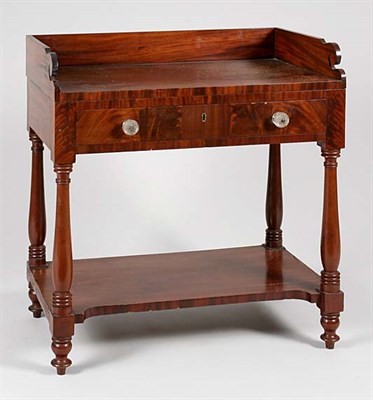 Lot 2166 - Classical Mahogany Washstand Second quarter of...
