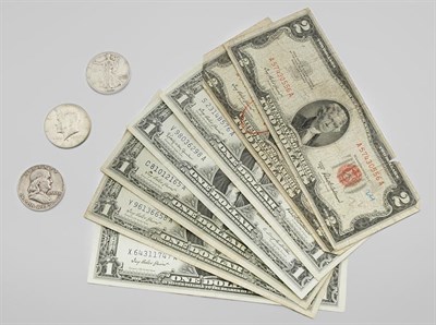 Lot 241 - Group of Assorted U.S. Coins and Currency