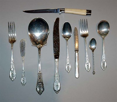 Lot 3215 - Wallace Sterling Silver Flatware Service In...