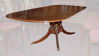 Lot 3615 - Regency Style Mahogany Extension Dining Table...