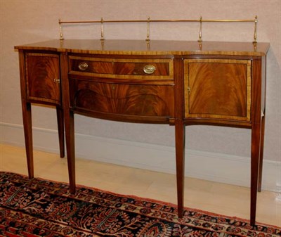 Lot 3613 - George III Style Mahogany Sideboard The...