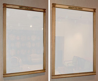 Lot 3614 - Pair of Louis XVI Style Painted Mirrors Each...