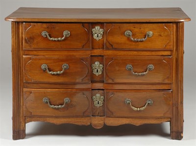 Lot 1532 - Provincial Louis XV Walnut Commode 18th...