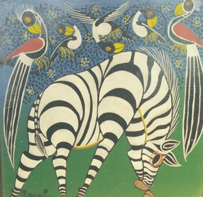Lot 1054 - T.R. Healy 20th Century Jungle Scenes with...