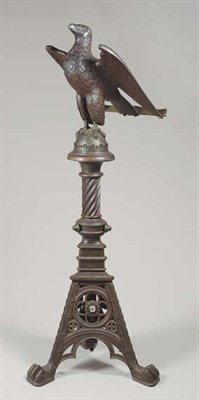Lot 3098 - Empire Style Cast Metal Lectern Modeled in the...