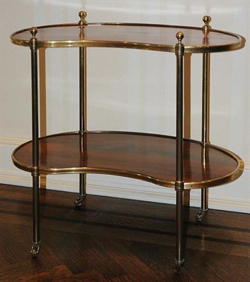Lot 1199 - Louis XVI Style Brass and Rosewood Reniform...