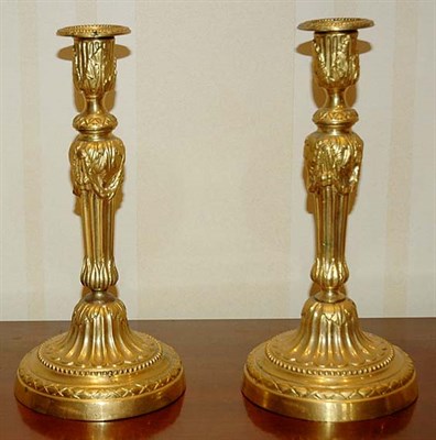 Lot 1187 - Pair of Louis XVI Style Gilt-Bronze...