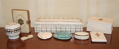 Lot 1212 - Miscellaneous Group of of Nine Ivory and Faux...