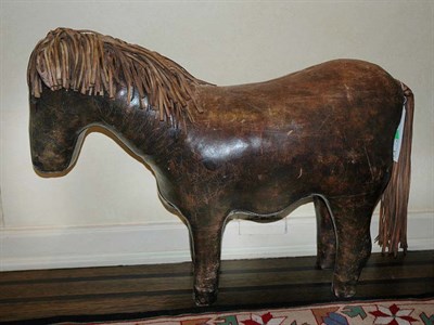 Lot 1226 - Leather Model of a Miniature Pony Length 28...