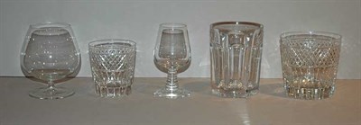 Lot 1241 - Miscellaneous Group of Colorless Glass Barware...