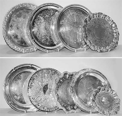 Lot 1175 - Miscellaneous Group of Nine Silver Plated...