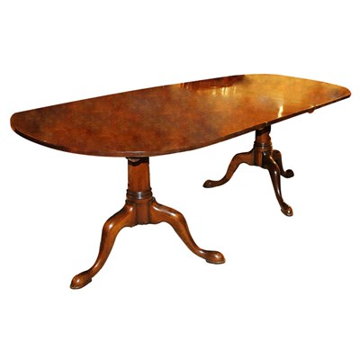 Lot 221 - George II Style Mahogany Double-Pedestal...