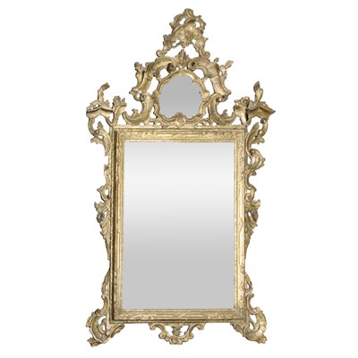 Lot 336 - Italian Rococo Gilt-Wood Mirror 18th Century...