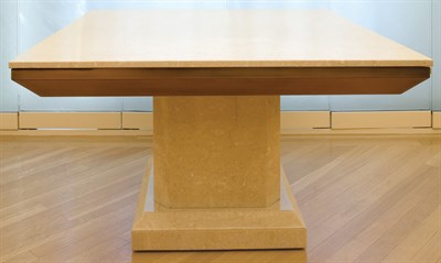 Lot 1139 - ATTRIBUTED TO KARL SPRINGER Two-Part Dining...