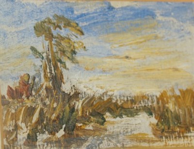 Lot 1067 - Attributed to John Linnell Country Landscape...