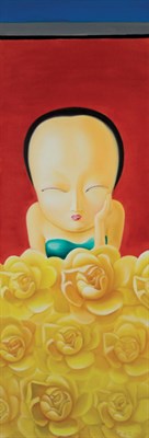 Lot 143 - Tong Zhengang Chinese, b. 1959 Woman with...