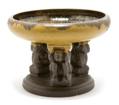 Lot 1144 - FULPER POTTERY COMPANY Effigy Bowl, circa 1920...