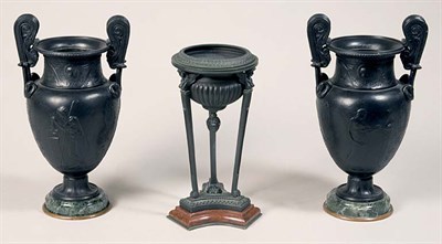 Lot 1455 - Pair of Continental Neoclassical Style Painted...