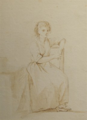 Lot 1092 - French School 18th/19th Century (i) Seated...
