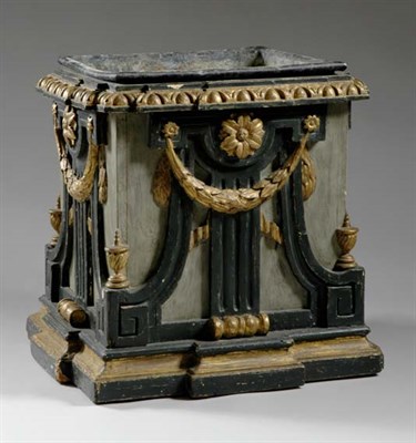 Lot 1575 - Continental Neoclassical Painted and Parcel...