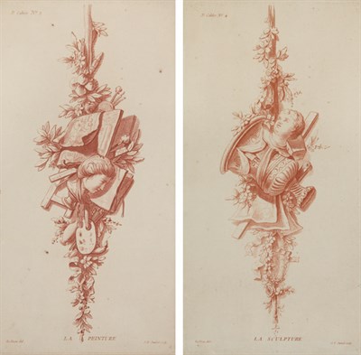 Lot 1111 - After La Fosse LA SCULPTURE; LA PEINTURE Two...