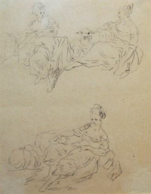 Lot 1091 - (i) French School 18th/19th Century Three...