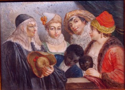Lot 1090 - Italian School 19th Century Five Italian...