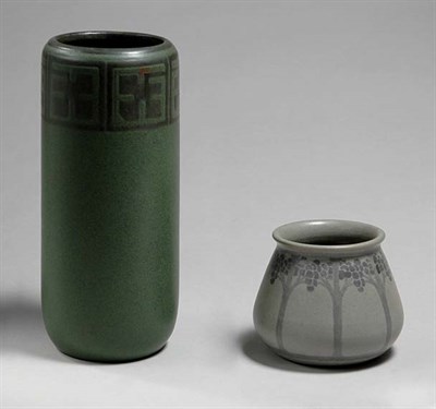 Lot 3540 - Two Marblehead Pottery Vases Comprising a...