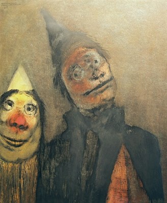 Lot 1109 - Rafael Coronel Mexican, b. 1932 Pantomimos...