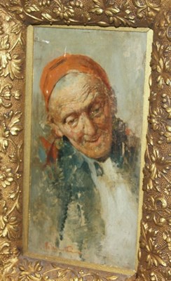 Lot 3032 - Tito Pellicciotti Italian, 1872-1950 Portrait...